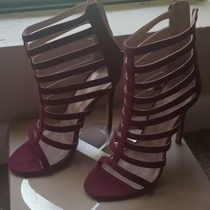 Wine Ginna burgundy heels